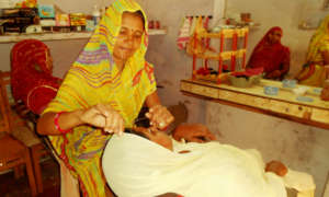 one of the women of SHGs, successful entrepreneur