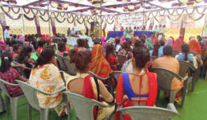 Women participated in the women day program