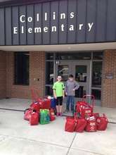 KY School Receiving donated books