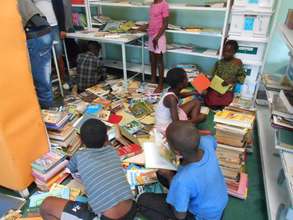 Books received in Zimbabwe that we donated.
