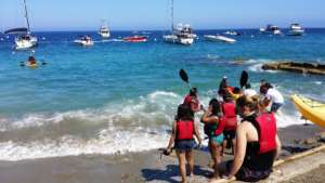 Children Kayaking & Snorkeling