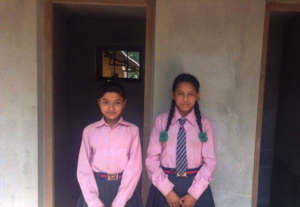 Devika and Srijana as they share toilet benefits