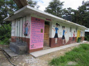 New girls toilet (left building)