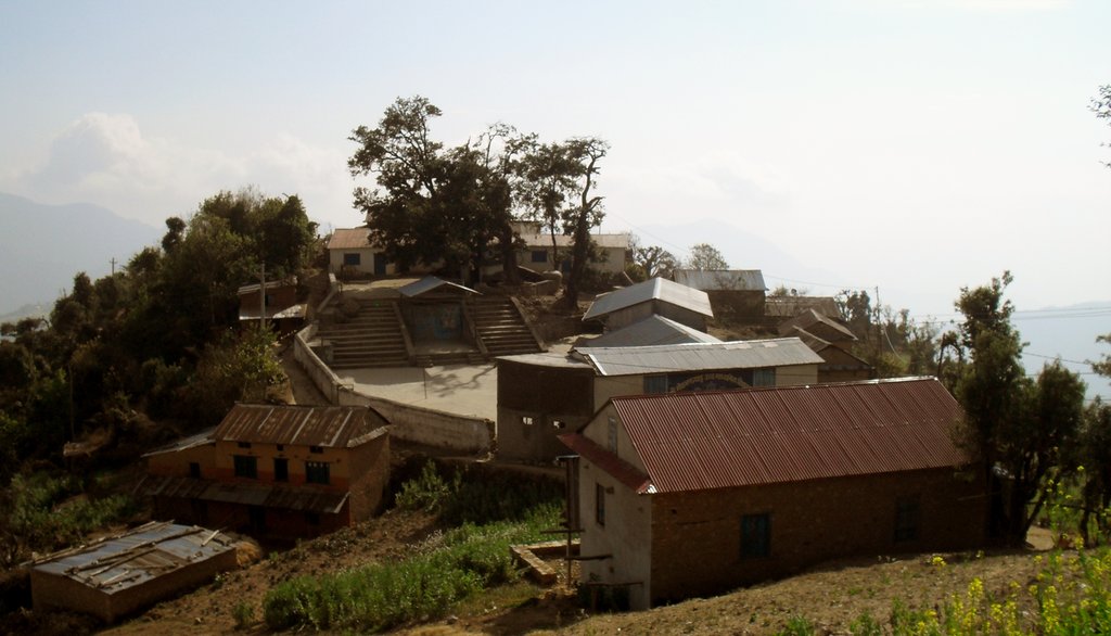 An Arial View of Shree Gothbhyanjyang School