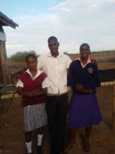 Three of the GCA students