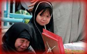 Young Shia Hazara Girls Mourning