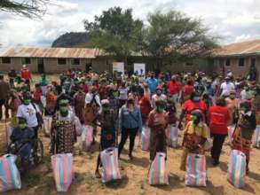 Food & Facemask distribution by Rotary, East Pocot
