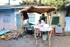 Mama Beyonce's stall/business