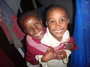 Mary and one of her younger sisters