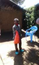 Food hamers given to child headed households