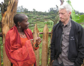 Anderson Cooper and Judithe Registre