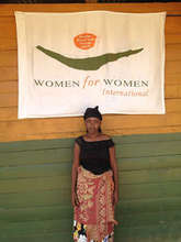 Josephine in front of the WfWI offices