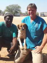 Wagter, 1 yr after emergency op to remove collar