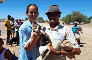 Blompot visits the Bethanie HAH mobile clinic