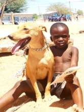 He takes good care of his dog-a regular HAH client