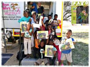 All kids who attend the clinic get Pako magazine