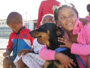 Dog spayed-2015, gets annual HAH parasite control