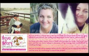 In memory of Lindie Prinsloo, Founder of HAH