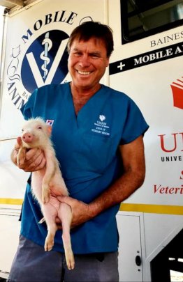 Dr. Baines and Pinky