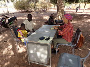 Mande Amade & his daughter Nafisatu Surmande