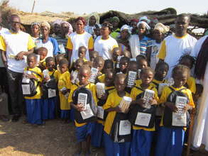 1st graders in Kouni village-built primary school