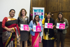 Women LEAD Founder Claire Naylor (2nd from left)