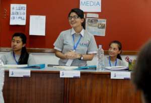 LEADer Prekchhya speaks during the Identity Panel