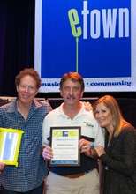 Ruston accepts eTown E-chievement Award