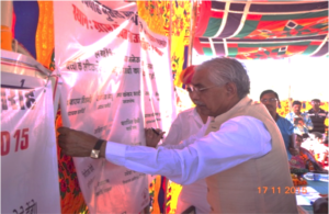 Signing Child marriage free poster