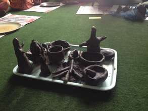 Using clay therapeutically