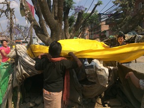 providing temporay shelter