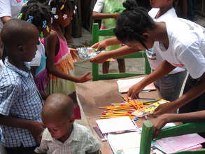 Distribution of school supplies
