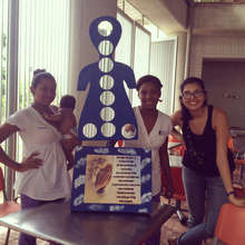 Daney and participants of Juanfe Foundation
