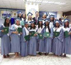 3rd and 4th groups receiving high school diplomas