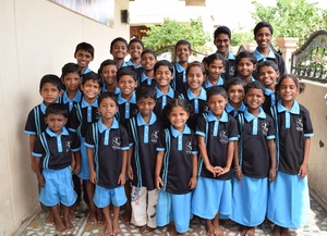 Neat cloths. New clothing...blessing children
