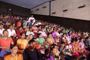 #2 Parvaarish Play: Student performing on stage