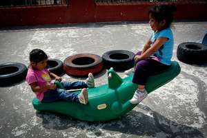 Two on the crocodile