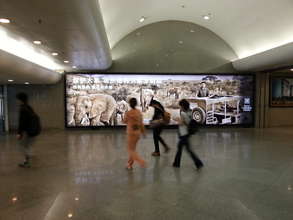 Yao billboard on Wangfujing