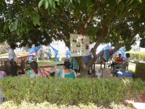 The sterilization clinic set up