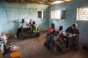 Lake T Clinic in operation Photo by Brad Livengood