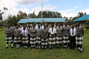 Newly sponsored students at Ogilgei Secondary.