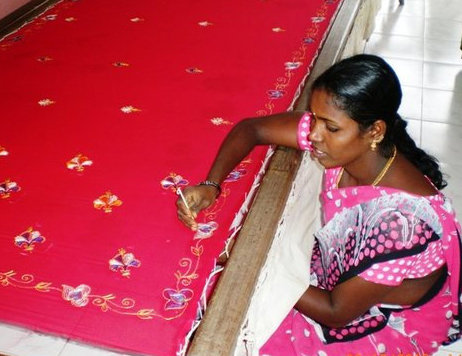 Provide embroidery training to 30 poor women India