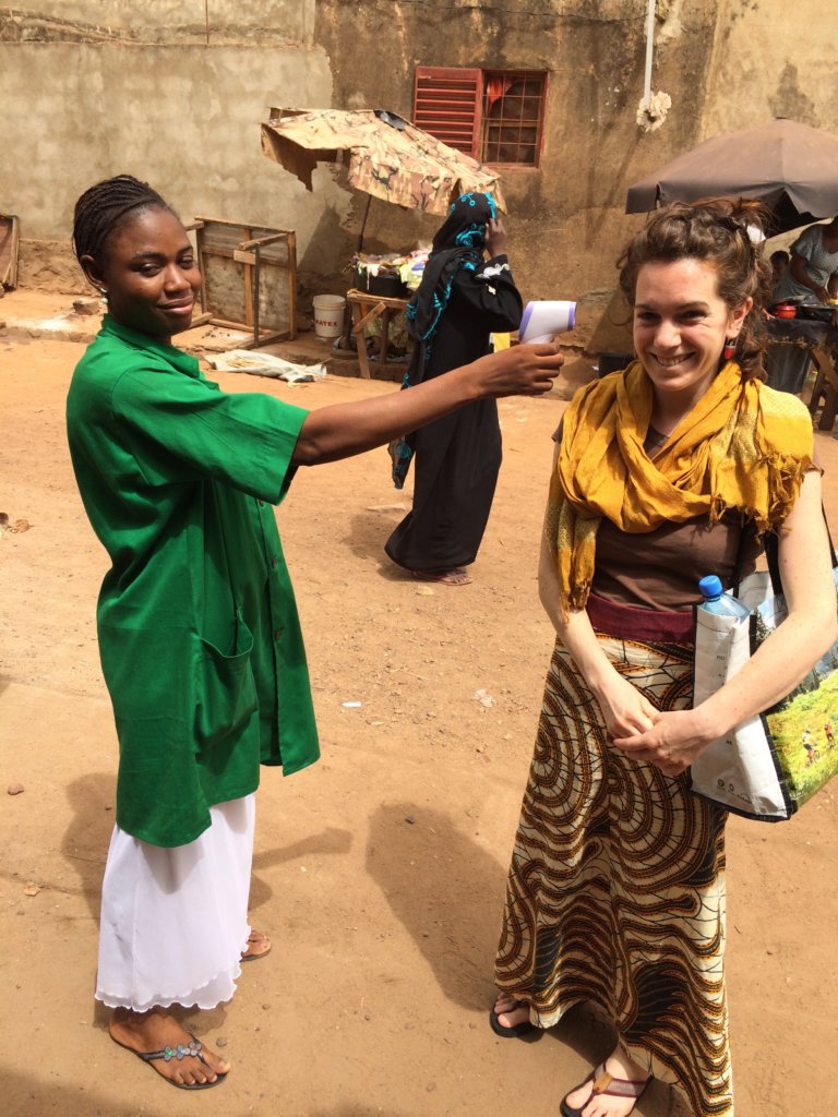 Story-telling cloth for Ebola Education