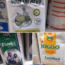 Bags of porridge mix for the breakfast club