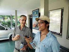 Tim and Gabe at Djarum nursery
