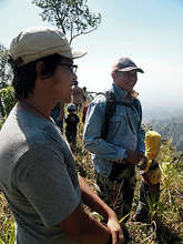 Gabe and Adi at the JFC reforestation area