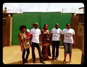 AdvocAid Team Outside Freetown Female Prison