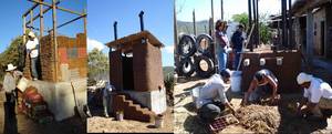 Composting toilets out of upcycled materials