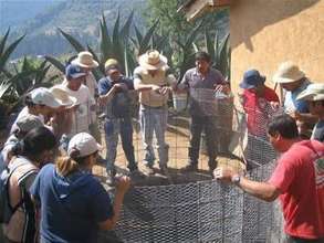 Building a ferrocement water cistern