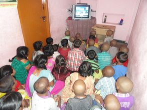 Sponsorship of television to orphanage in india